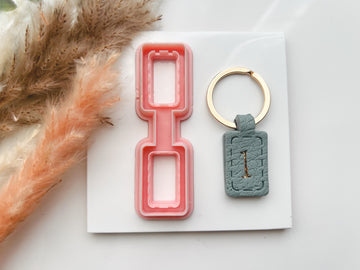 Keyring Polymer Clay Cutter |  Rectangle Shape Clay Cutters | Keychains Clay Cutter